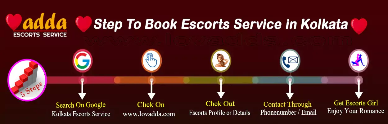 Step To Book Escorts Service in Kolkata Step To Book Escorts Service in Kolkata